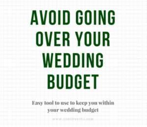 Wedding planning budget advice