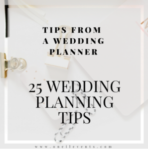 25 Wedding Planning Tips from a Wedding Planner