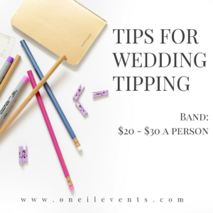 Wedding tipping - wedding band