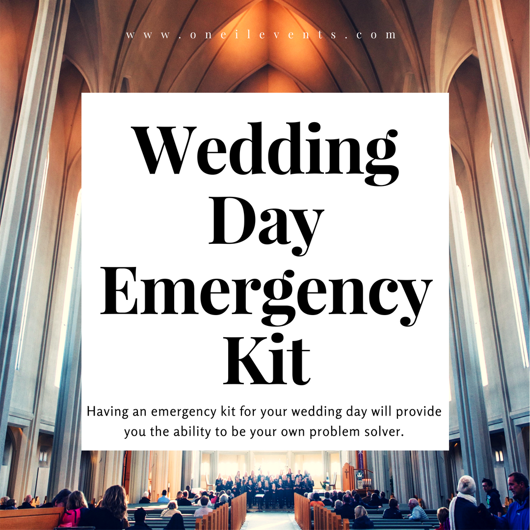 Wedding Day Emergency Kit