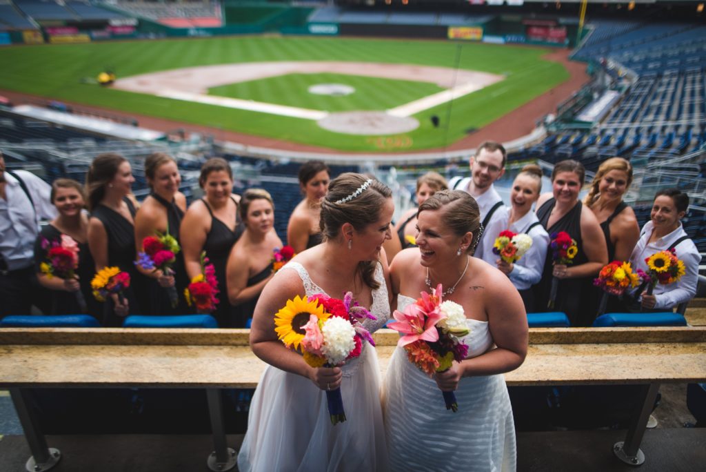 Wedding at Nationals Stadium in Washington, DC
