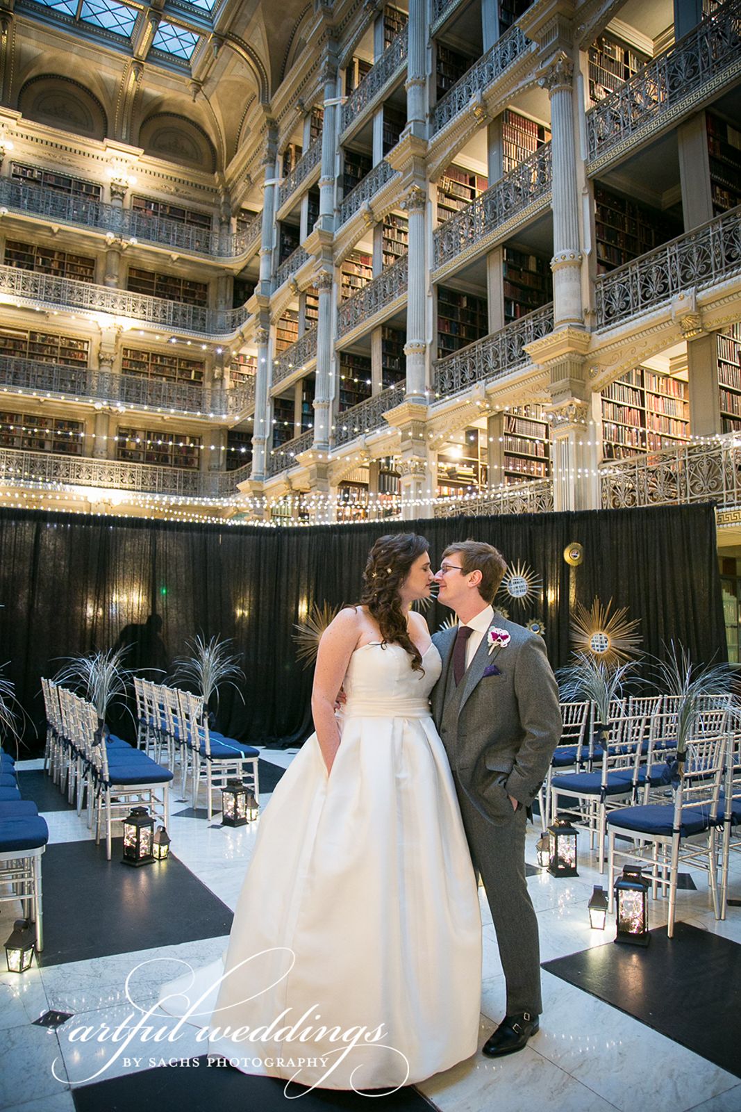 George peabody library wedding