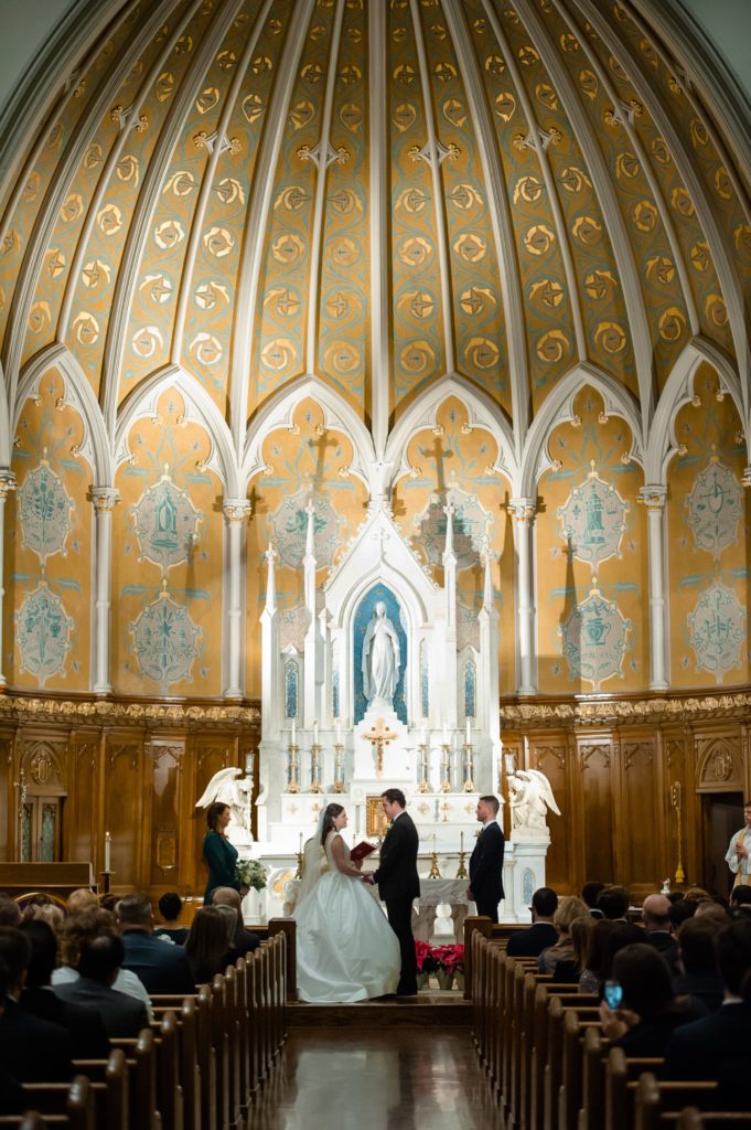 St. Francis Hall Winter Washington DC Wedding
