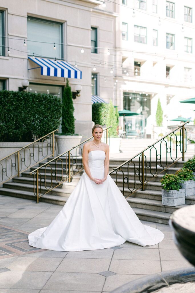bride at willard hotel dc wedding