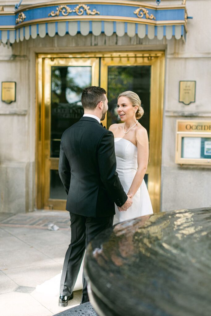 first look at willard hotel dc wedding