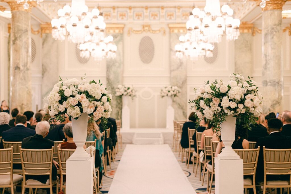 wedding ceremony at willard hotel dc wedding