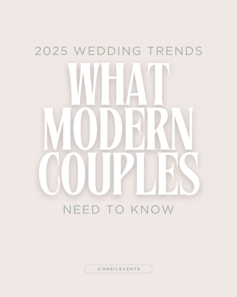 2025 Wedding Trends