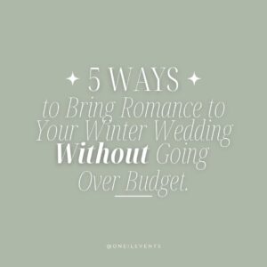 Romance at a Winter Wedding