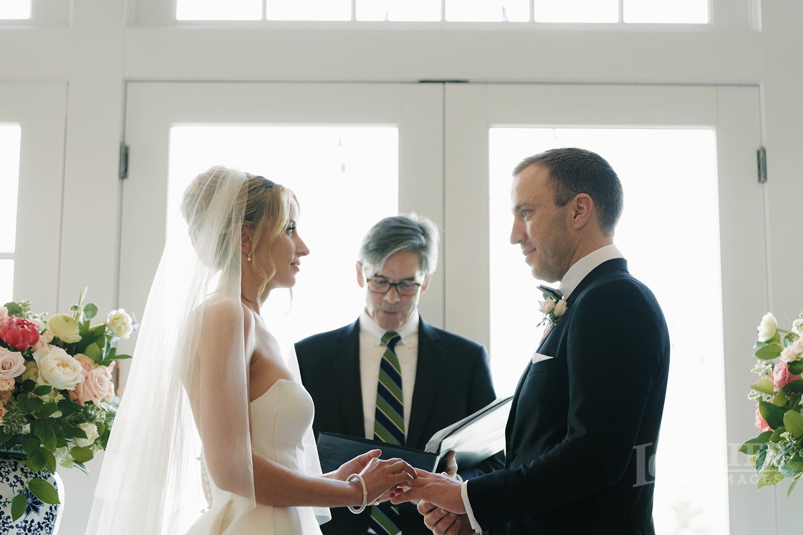 dc wedding planners bride and groom exchange vows and rings